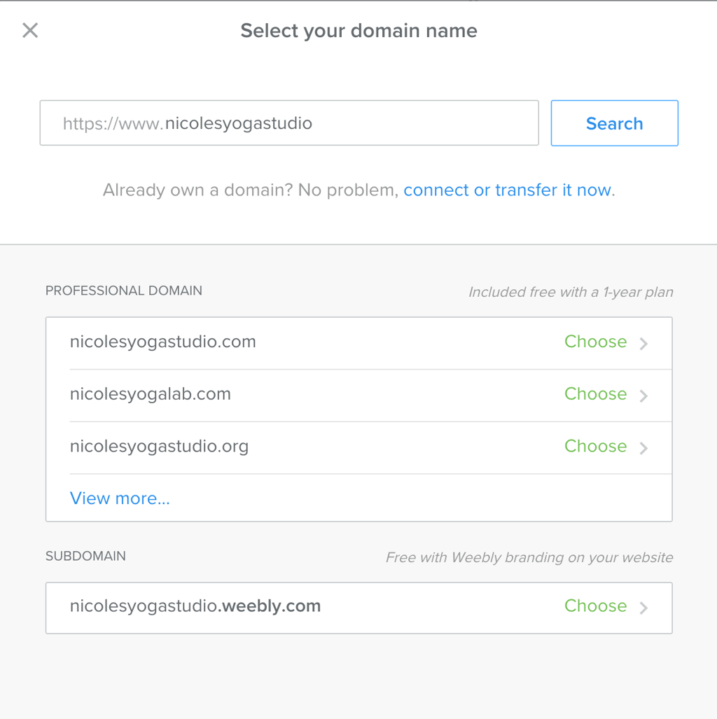 weebly coupon step 4