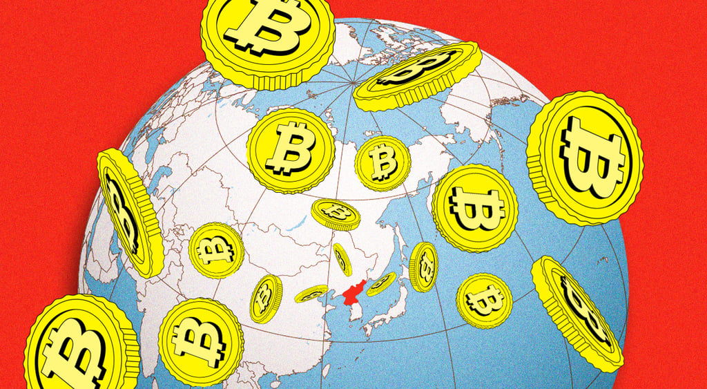 world-map-from-different-points-crypto-coins-are-going-to-north-korea