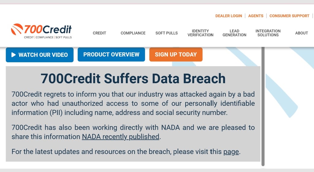 700Credit data breach
