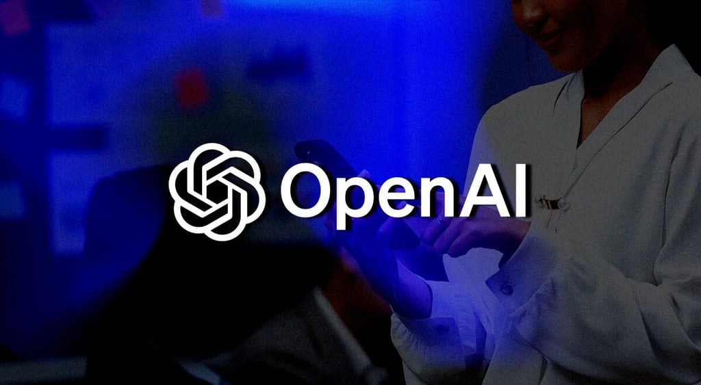 openai-logo-woman-holding-phone