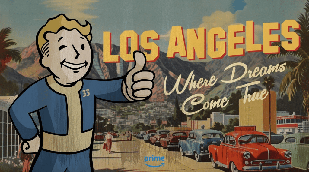 Fallout poster, sourced from Amazon