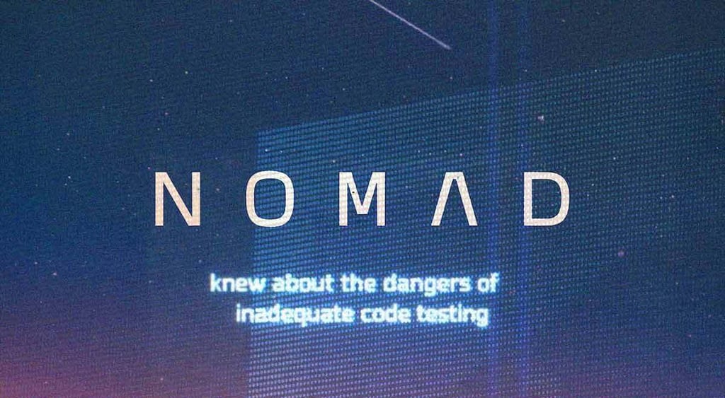 Nomad-logo-and-add-the-text-knew-about-the-dangers-of-inadequate-code-testing