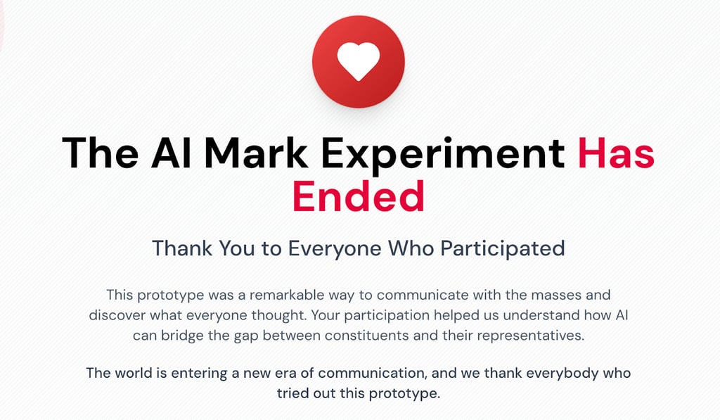 The official AI Mark page is no longer available