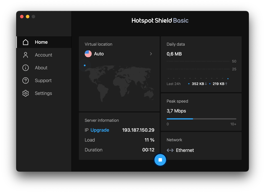 hostspot-shield-free-vpn-mac-interface