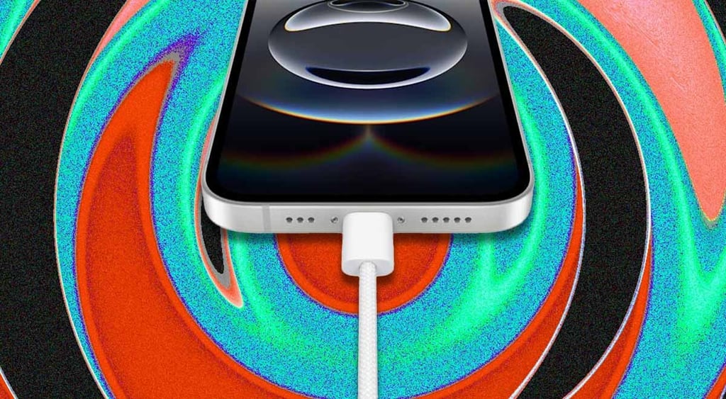 iPhone charging