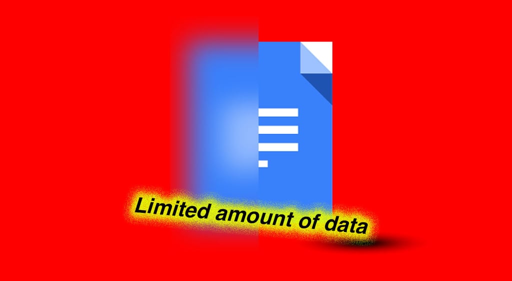 limited-amount-of-data