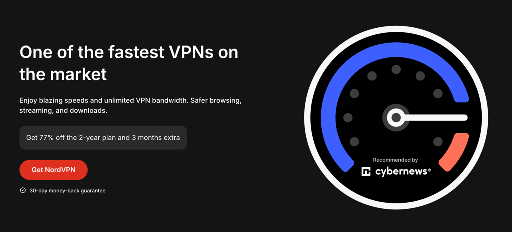 NordVPN holiday sale 2025 page