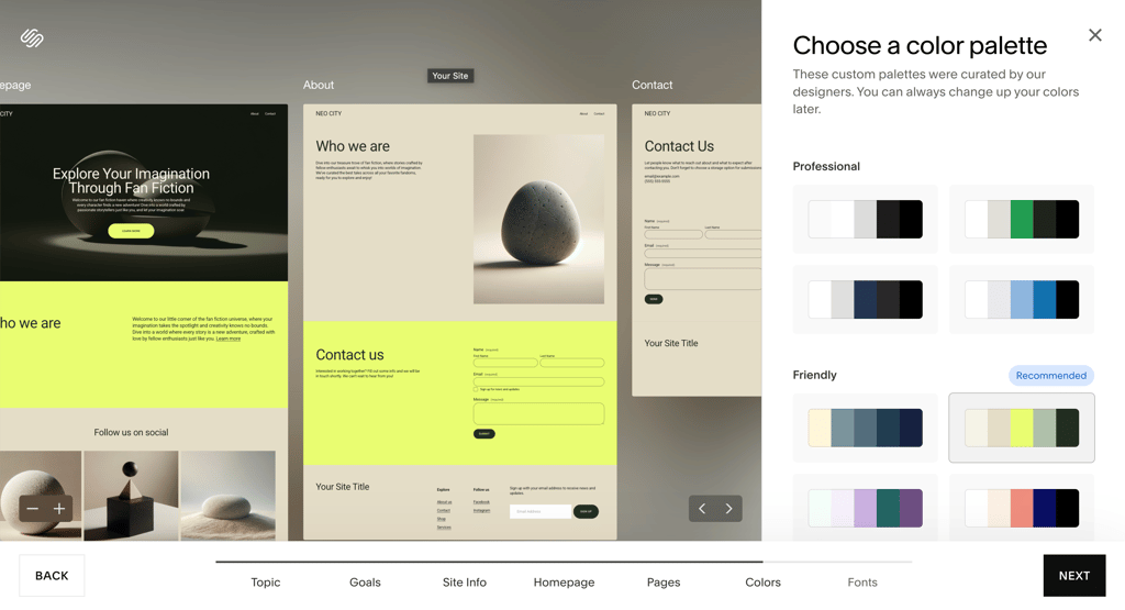 Squarespace Blueprint AI