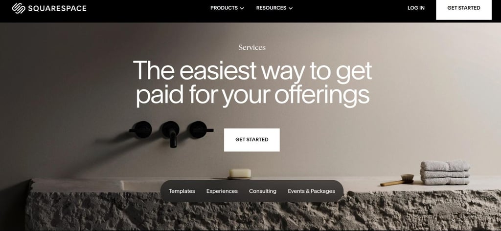 Squarespace's eCommerce and business features