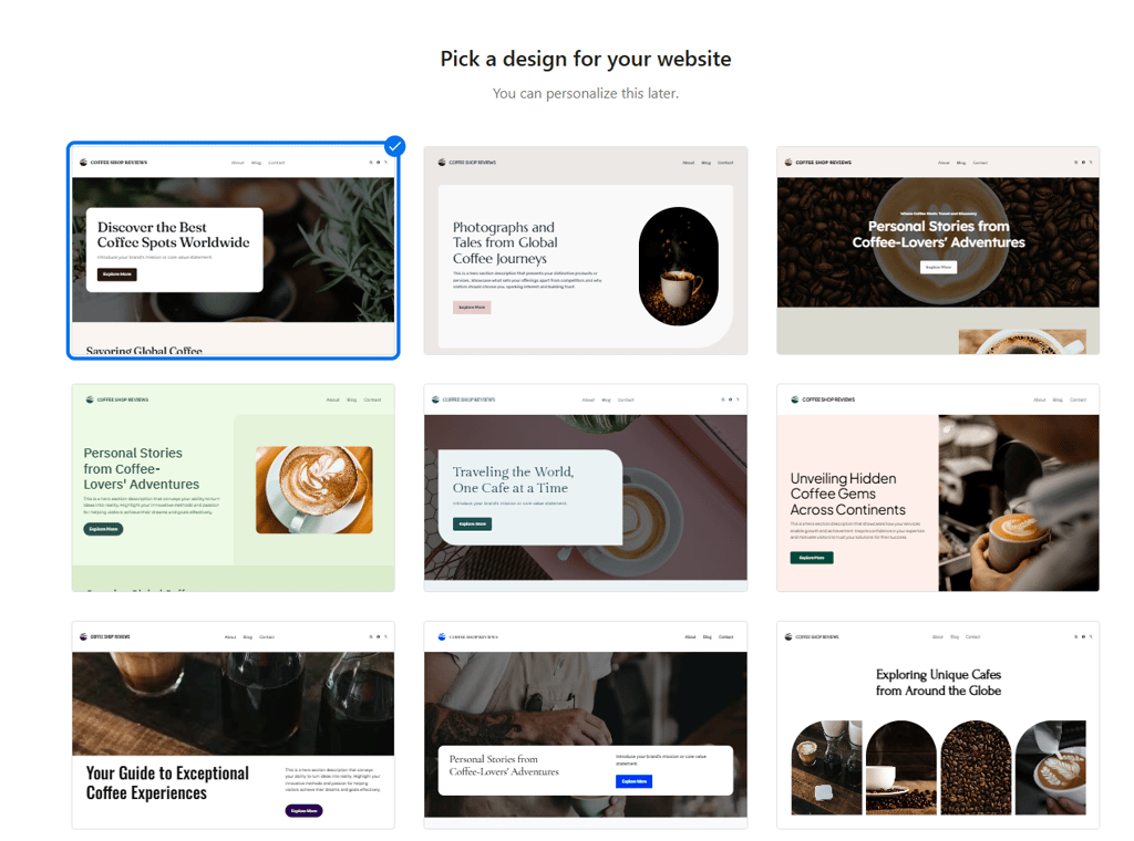 DreamHost WordPress themes