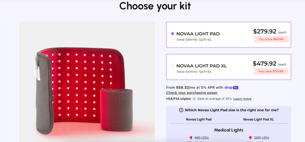 NovaaLab Mat interface