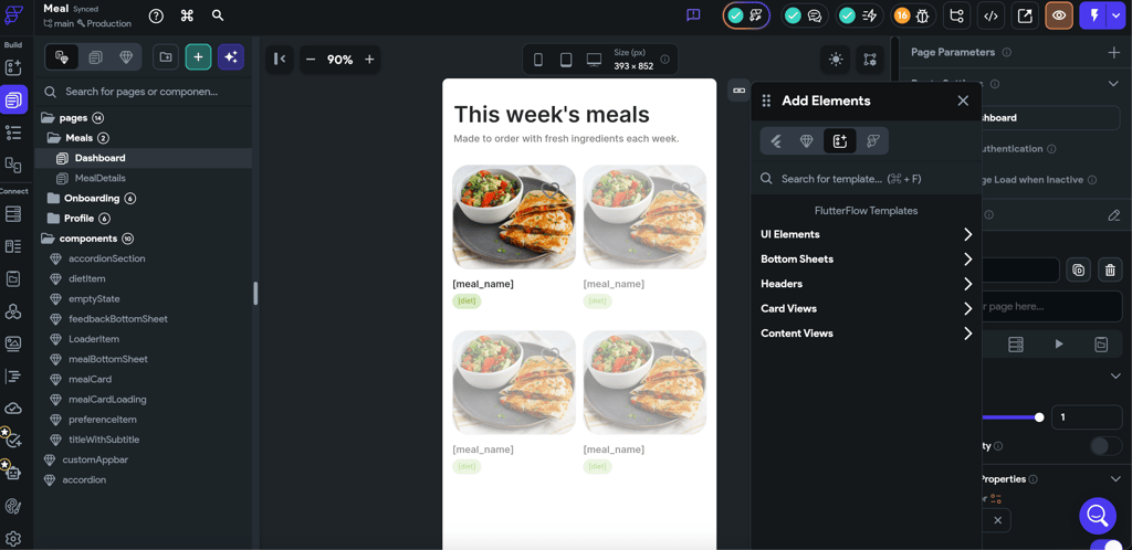 Template-widget-flutterflow