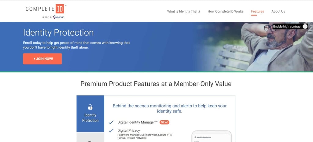 Complete ID homepage