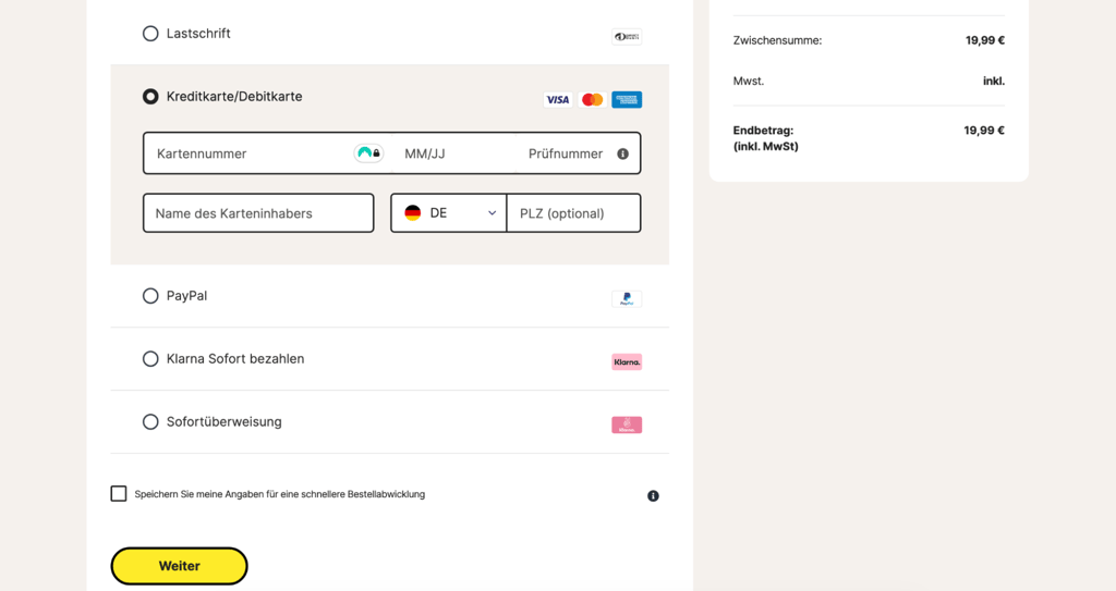 Norton checkout