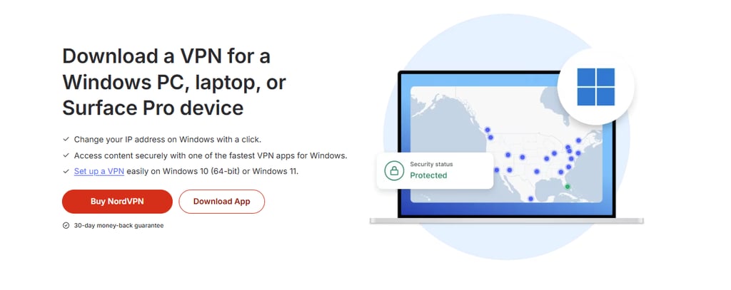 download and install the vpn app