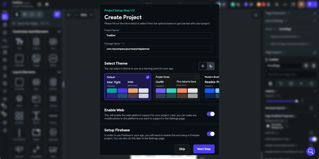 flutterflow getting started