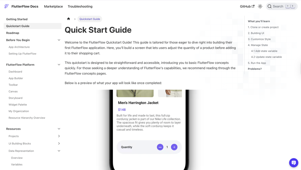 FlutterFlow’s knowledge base