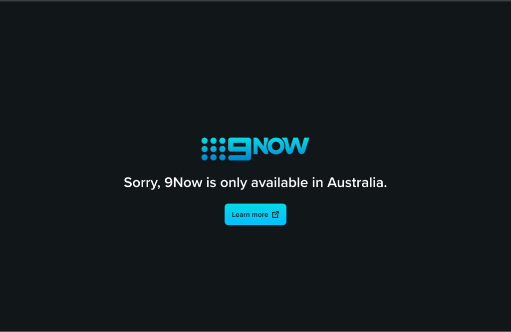 9Now error message
