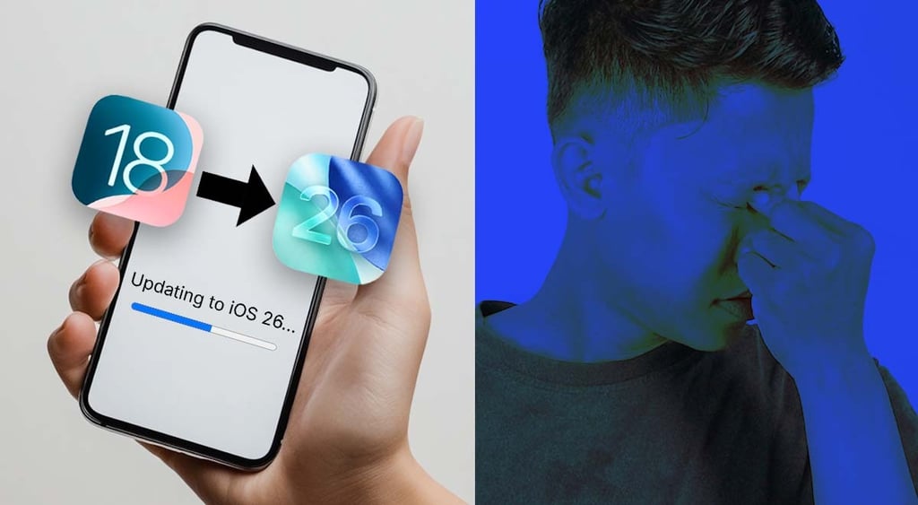 iPhone owner goes from iOS 18 to iOS 26