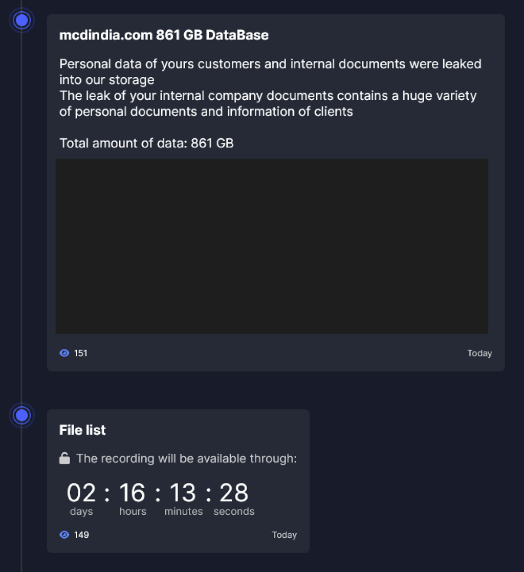 McDonald’s data breach