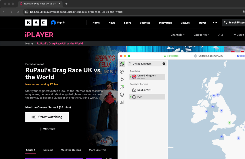 NordVPN with RuPaul’s Drag Race UK vs The World