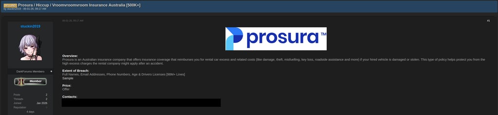 Prosura data breach