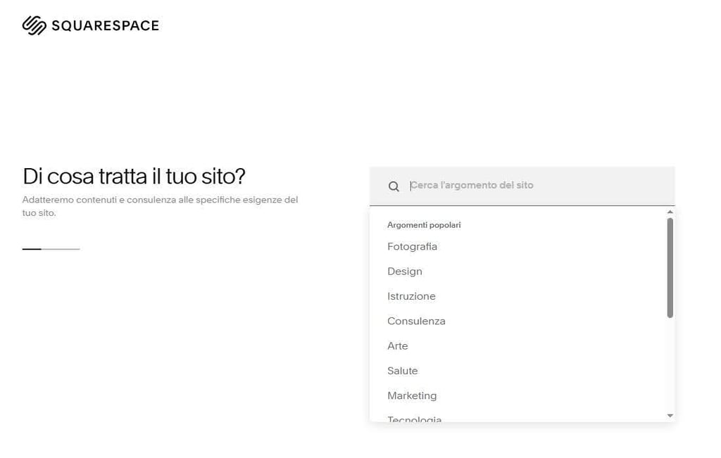 Squarespace create new account IT