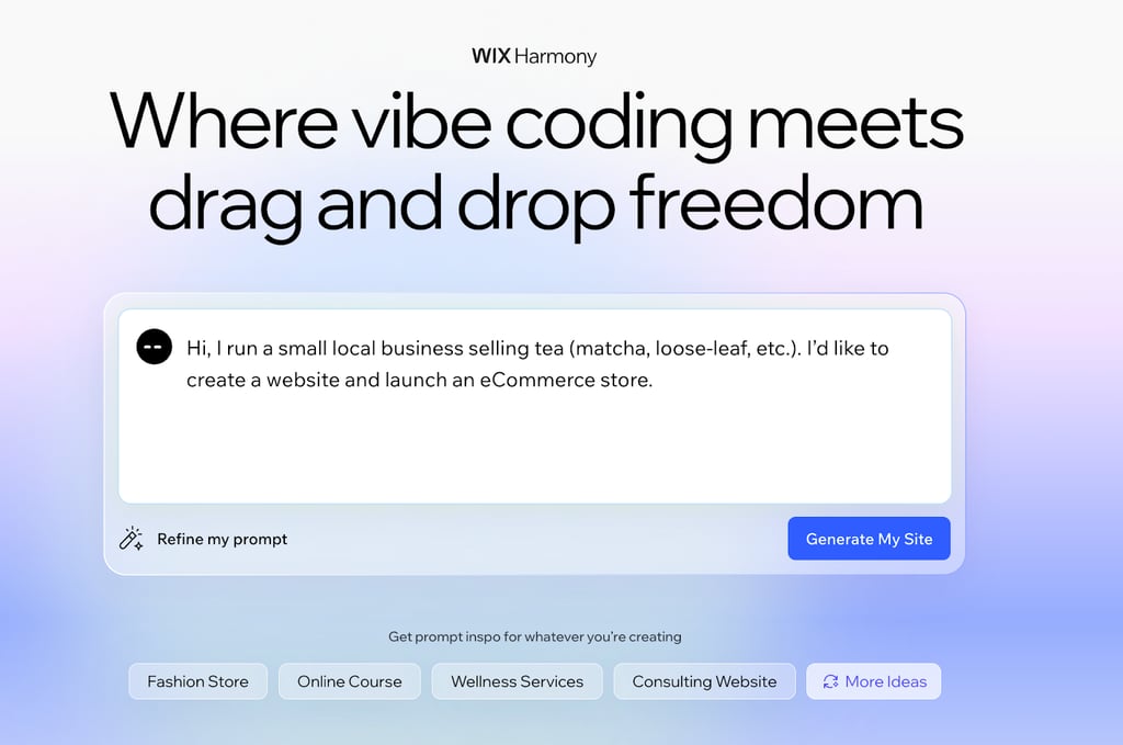 WIx ai builder