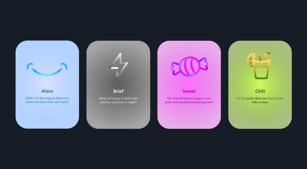 Amazon Alexa+ new personalities