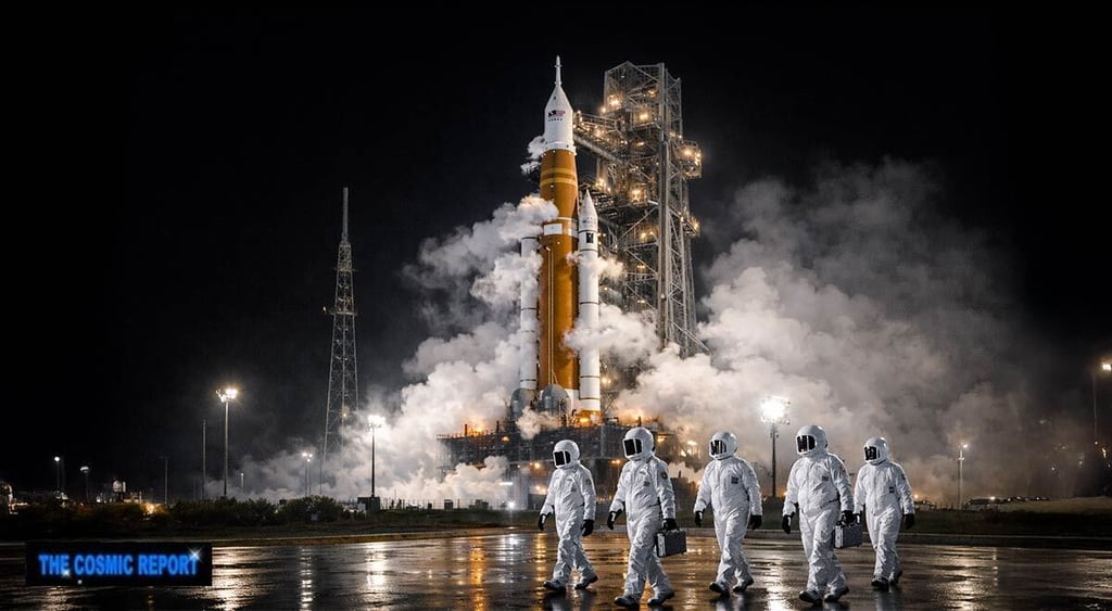 The crewed mission for Artemis II with NASA.
