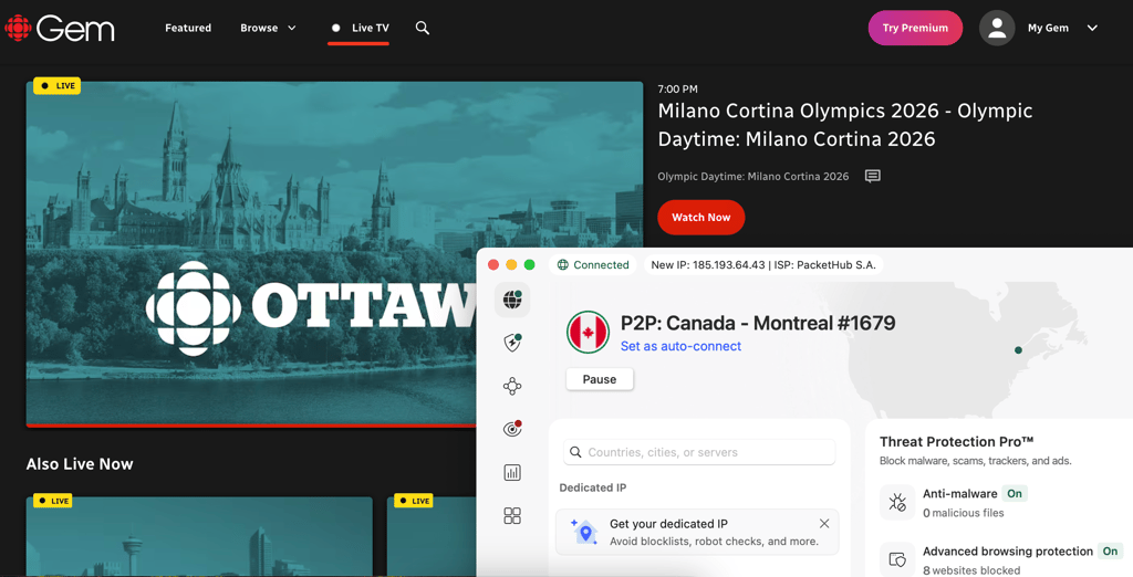 Men's Free Skate on CBC Gem