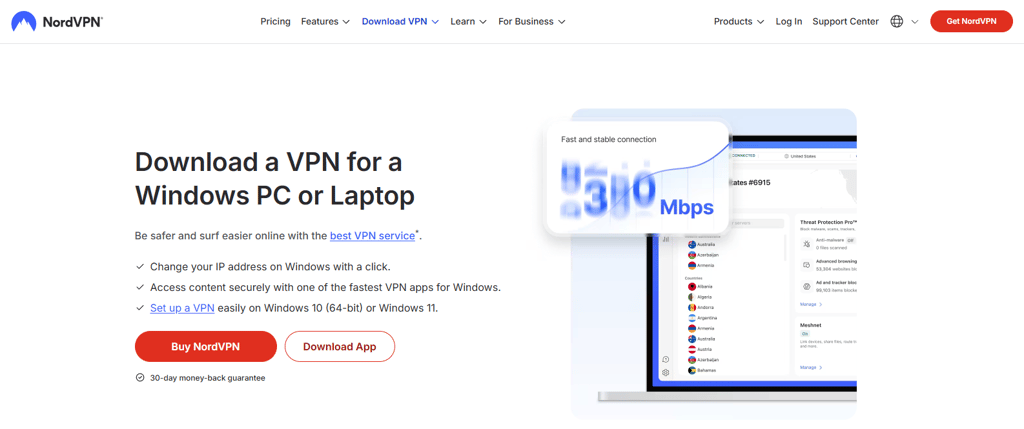 download-nordvpn-page