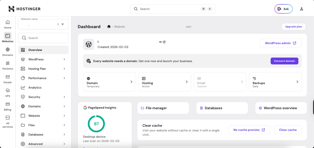 hostinger-dashboard