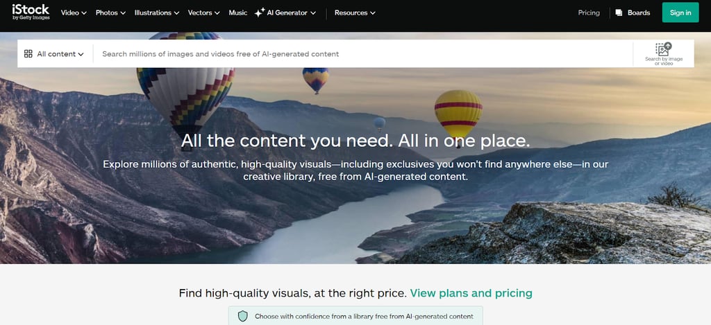 iStockphoto page
