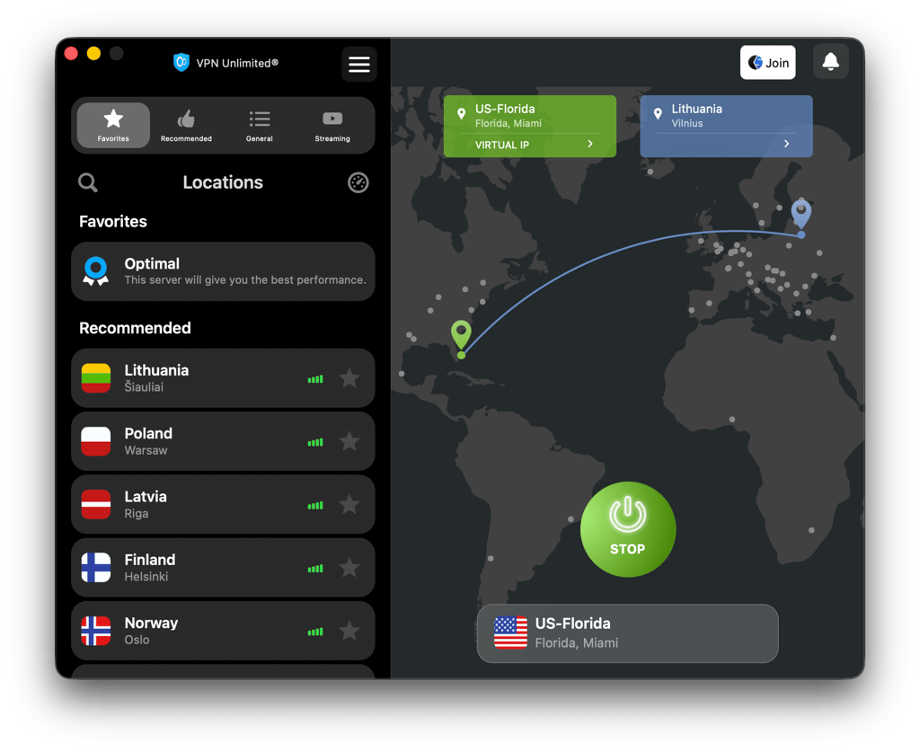 KeepSolid's servers locations