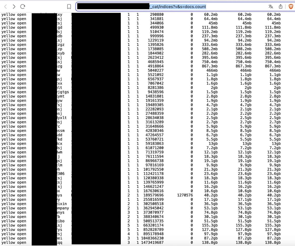 Chinese data leak expose billion of records