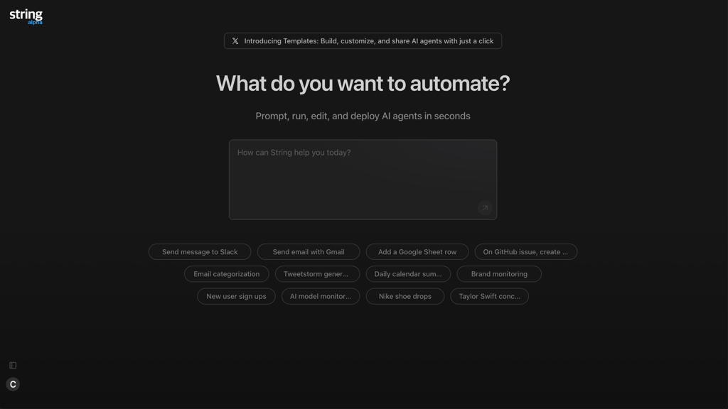 Onboarding screen on Pipedream