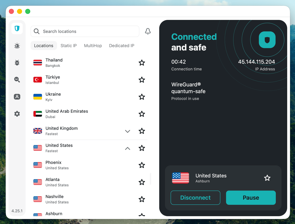 surfshark servers locations new