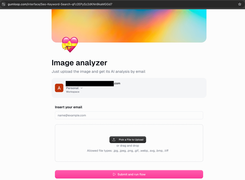 The interface that end users interact with, without seeing the underlying setup