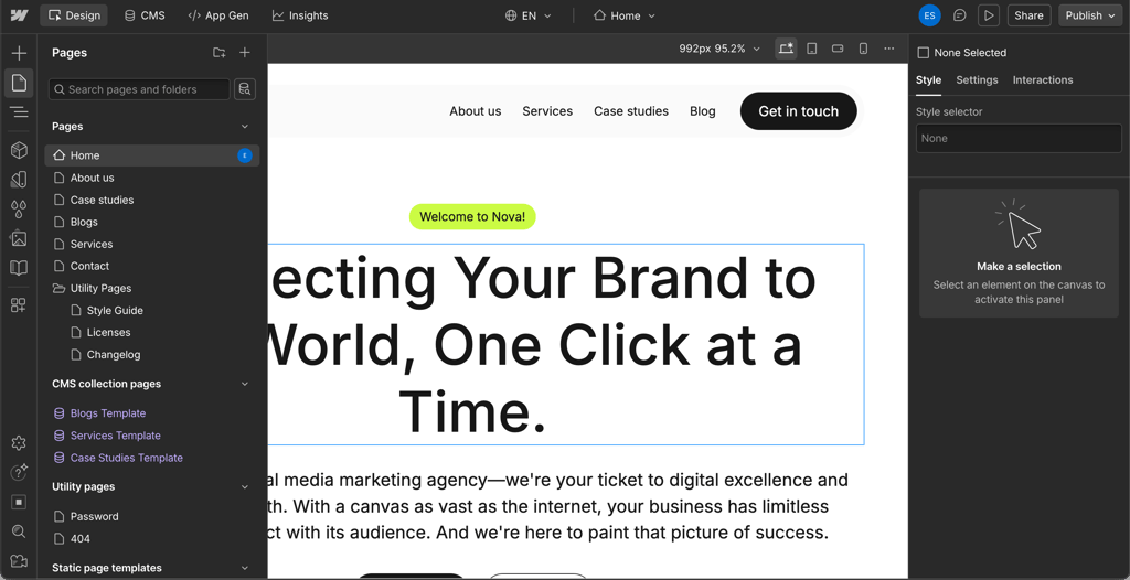 webflow australia