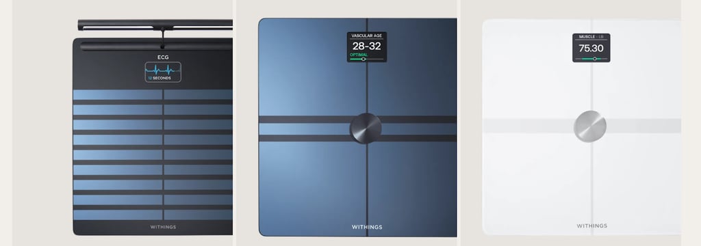 Withings Body Scan, Body Comp, and Body Smart scales
