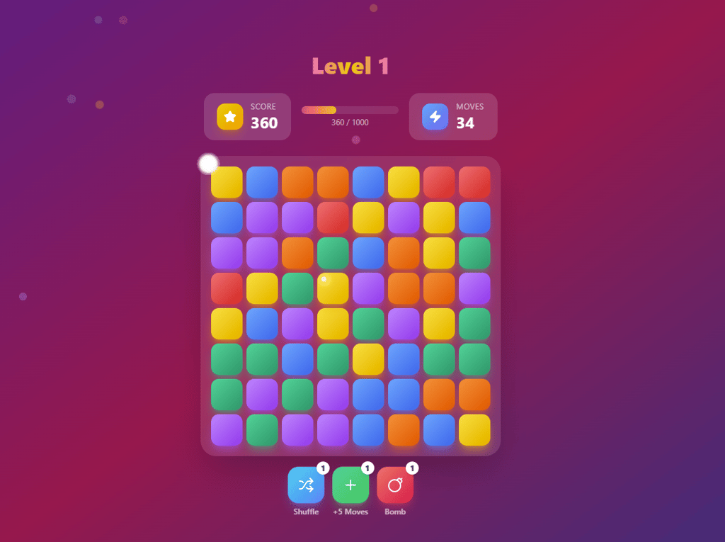 Base44 game app after visual edit