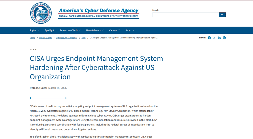 CISA Microsoft Advisory