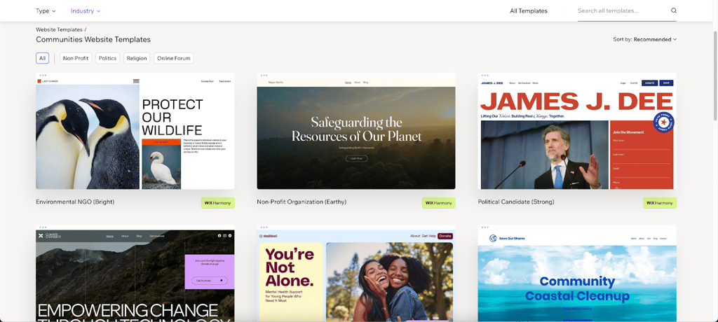 Communities website templates from Wix. Use Wix Groups app to integrate forums