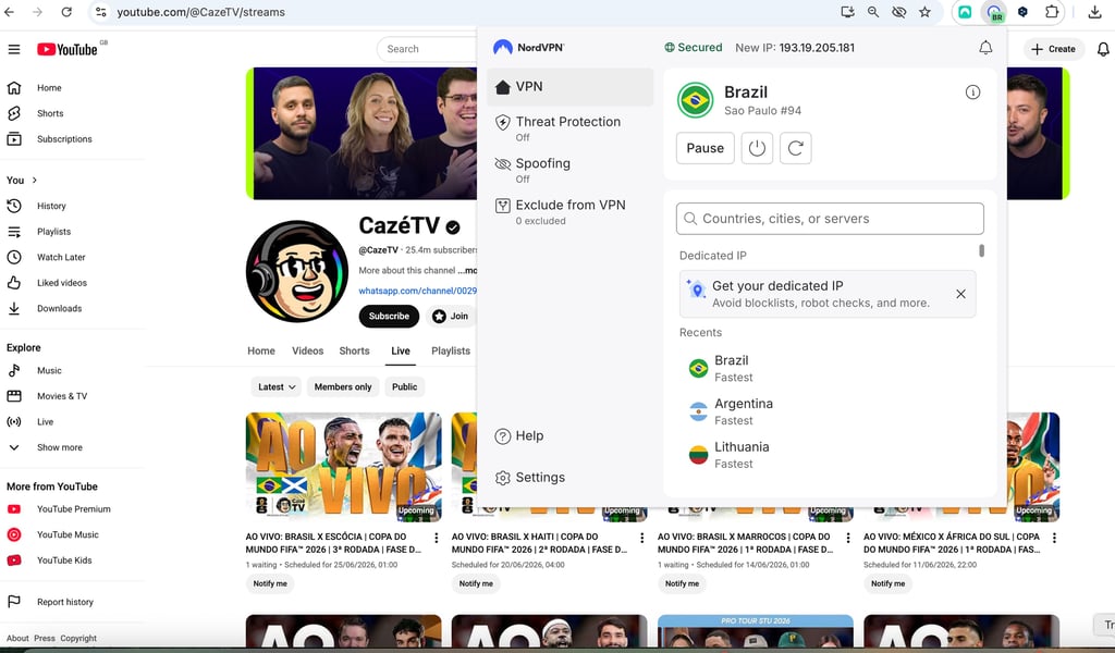 CazeTV Youtube