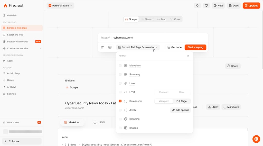 Handling layout changes and edge cases with Firecrawl