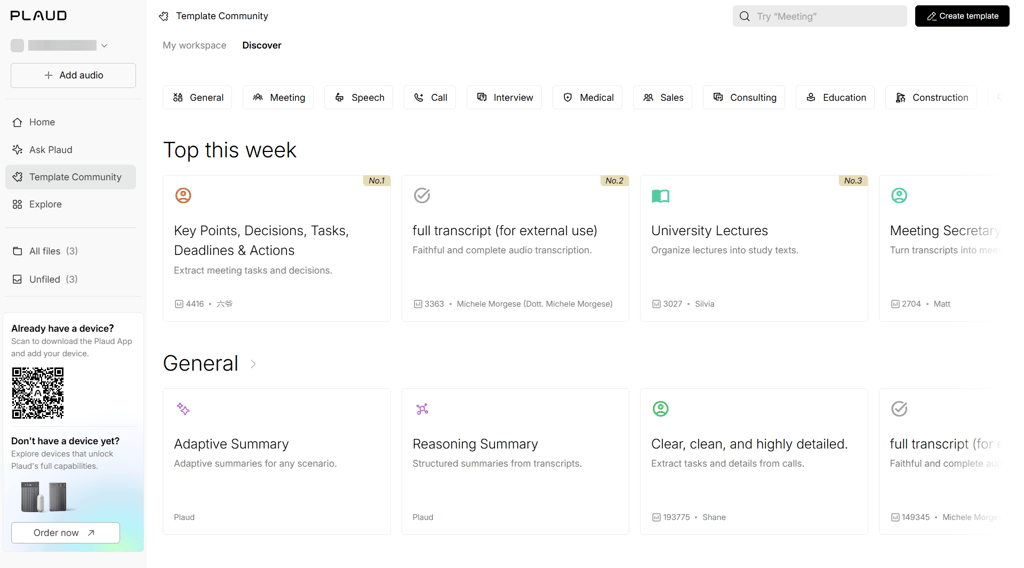 Plaud AI smart features