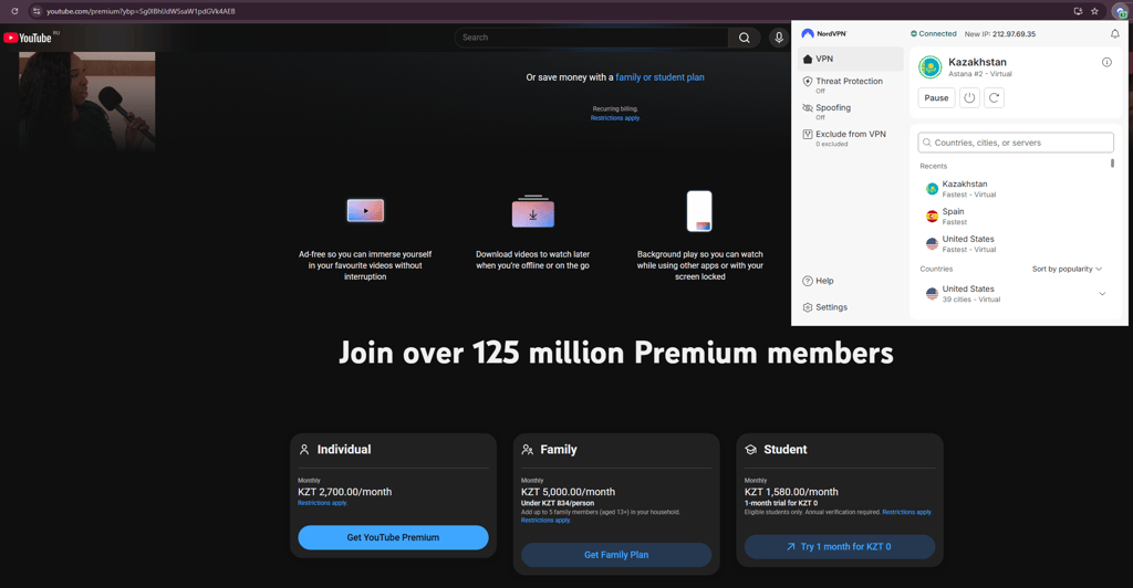 YouTube premium más barato cheaper