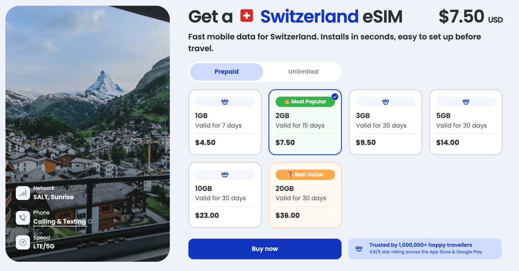 alosim esim switzerland