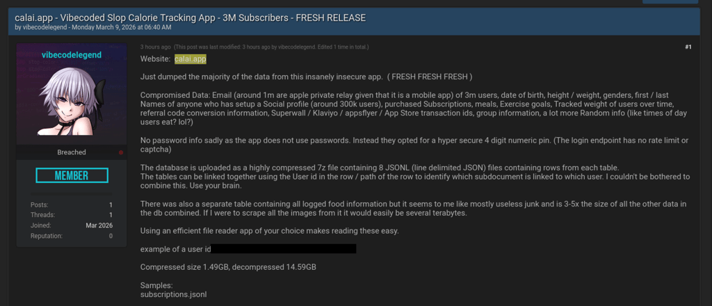 cal ai post